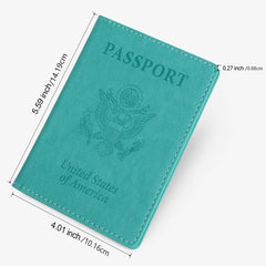Business PU Leather card Travel Passport Bag