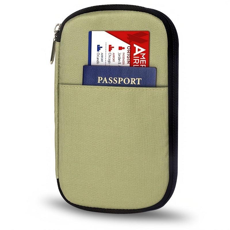 Passport Wallet OMOUBOI Travel Organizer Holder Bag Purse Pouch Case