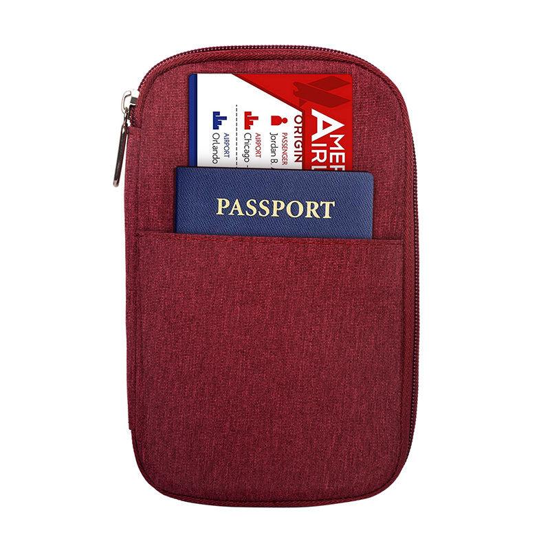 Passport Wallet OMOUBOI Travel Organizer Holder Bag Purse Pouch Case