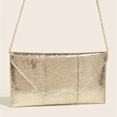 Vintage Evening Bag Golden Clutch Purse Formal Handbag