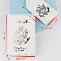 2pcs Travel Passport Holder with Luggage Tag Set