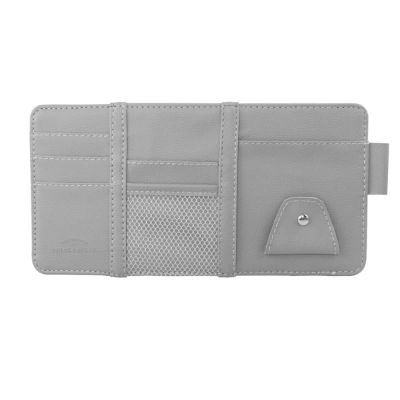 OOLVS Car Sun Visor Organizer Sunglasses Holder Auto Interior Accessories