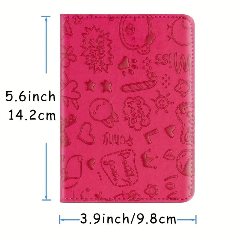 Cute Cartoon Travel Passport Holder Cover