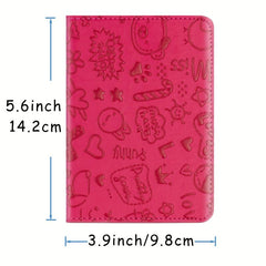 Cute Cartoon Travel Passport Holder Cover