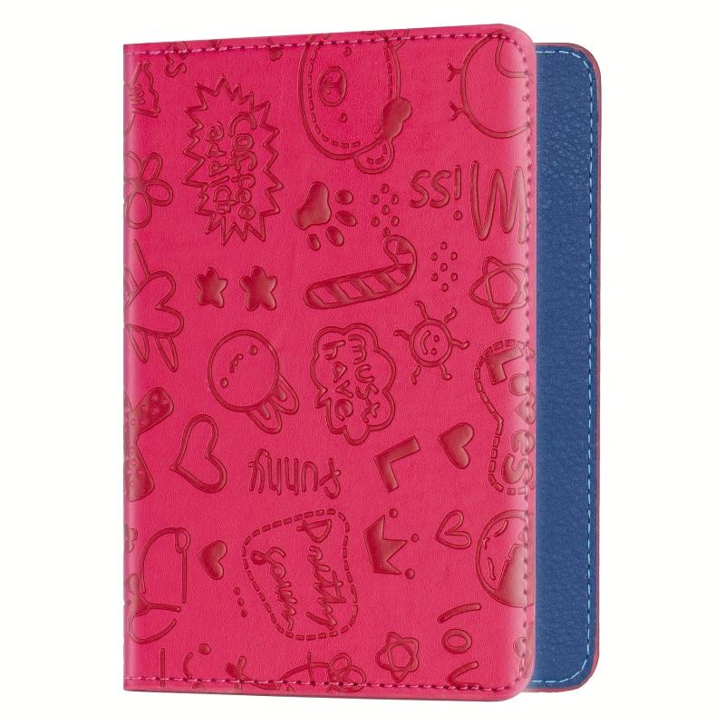 Cute Cartoon Travel Passport Holder Cover