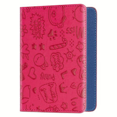 Cute Cartoon Travel Passport Holder Cover