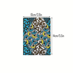 Ethnic Style Passport Bag PU Leather Cover