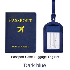 Luggage Tag Passport Holder Set with Cover