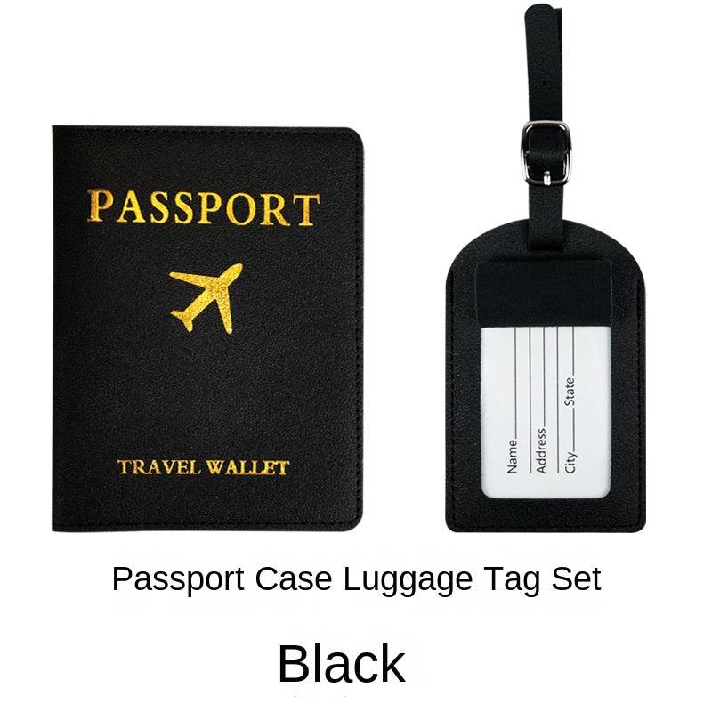 Luggage Tag Passport Holder Set with Cover