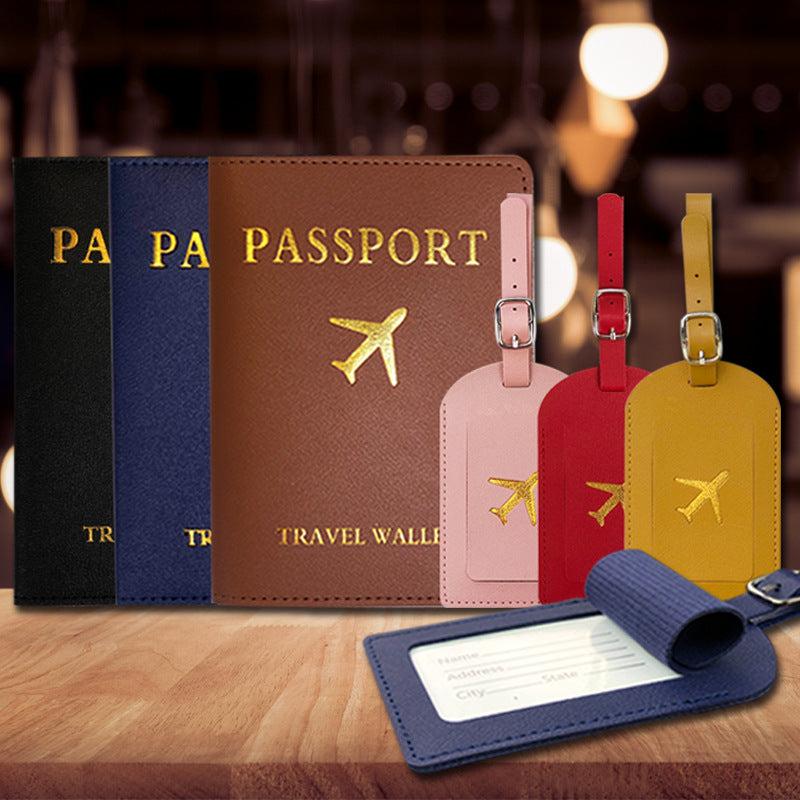 Luggage Tag Passport Holder Set with Cover