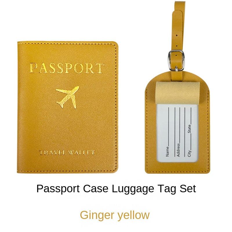 Luggage Tag Passport Holder Set with Cover