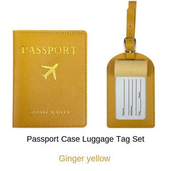 Luggage Tag Passport Holder Set with Cover