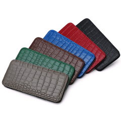 Crocodile Pattern Card Holder Retro Passport Holder Travel Accessories
