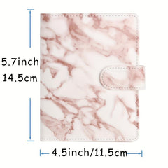 Marble RFID Blocking Passport Holder PU Leather Travel Passport Holder