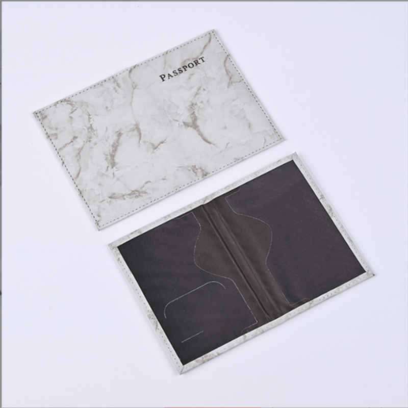 Marble Pattern Passport Holder Travel Accessories