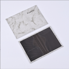 Marble Pattern Passport Holder Travel Accessories