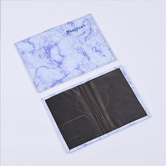 Marble Pattern Passport Holder Travel Accessories