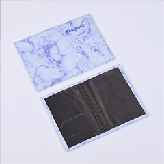 Marble Pattern Passport Holder Travel Accessories