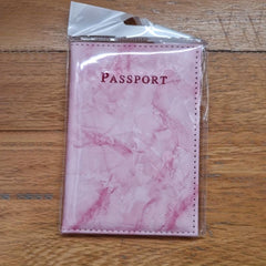 Marble Pattern Passport Holder Travel Accessories