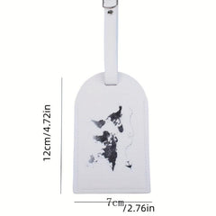 Leather Passport Protection and Luggage Tag Set