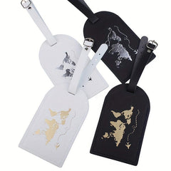 Leather Passport Protection and Luggage Tag Set