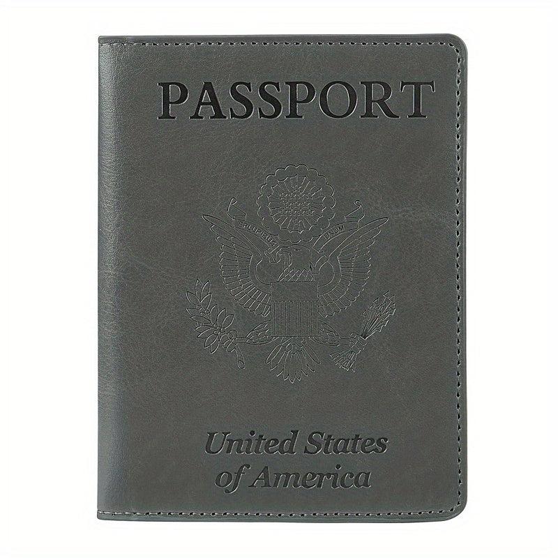 Slim Travel Passport Holder with Card Slot