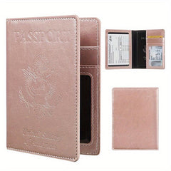 Slim Travel Passport Holder with Card Slot