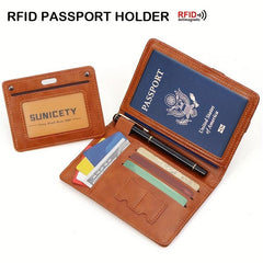 RFID Protected Passport Bag with Card Storage
