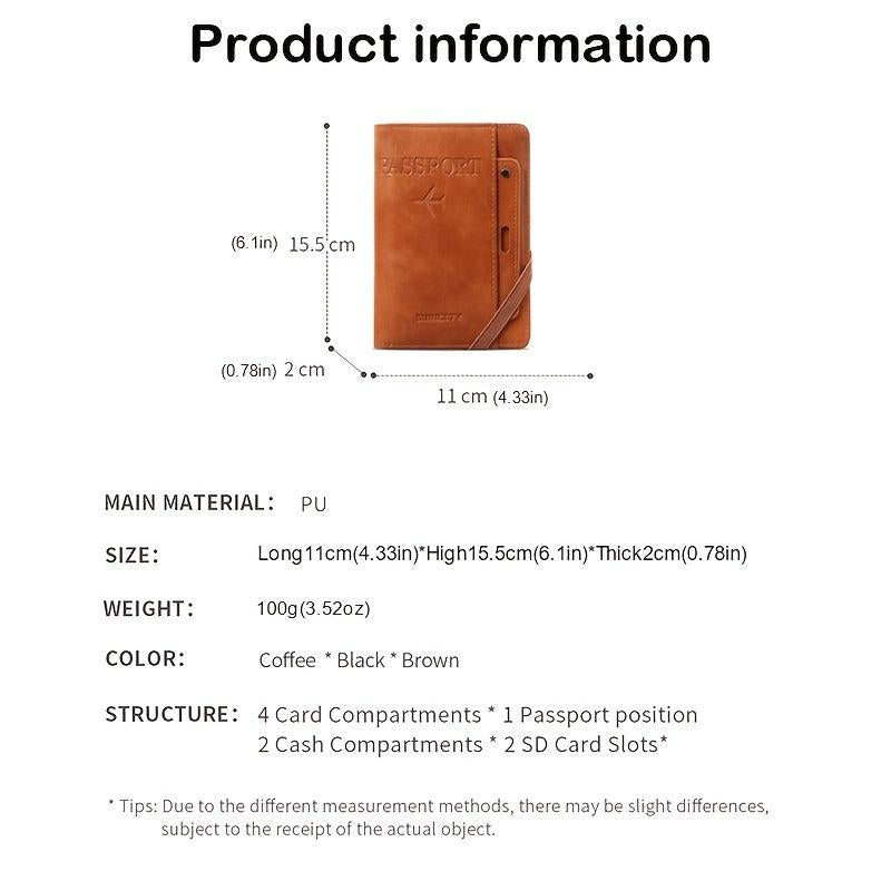 RFID Protected Passport Bag with Card Storage