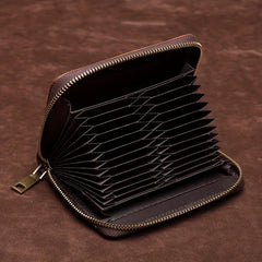 Large Capacity Leather Passport Holder Cowhide Material