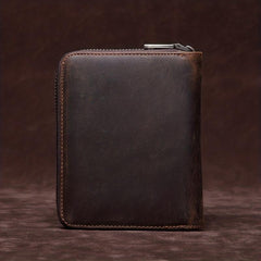 Large Capacity Leather Passport Holder Cowhide Material