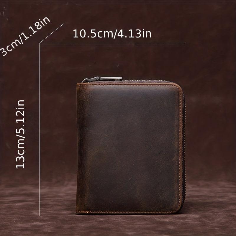 Large Capacity Leather Passport Holder Cowhide Material