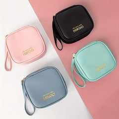 Portable Cartoon Sanitary Napkin Storage Bag Large Capacity