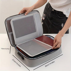 Large Capacity Waterproof Anti-theft Storage Bag with Lock