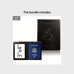 Travel Passport Cover PU Leather Holder