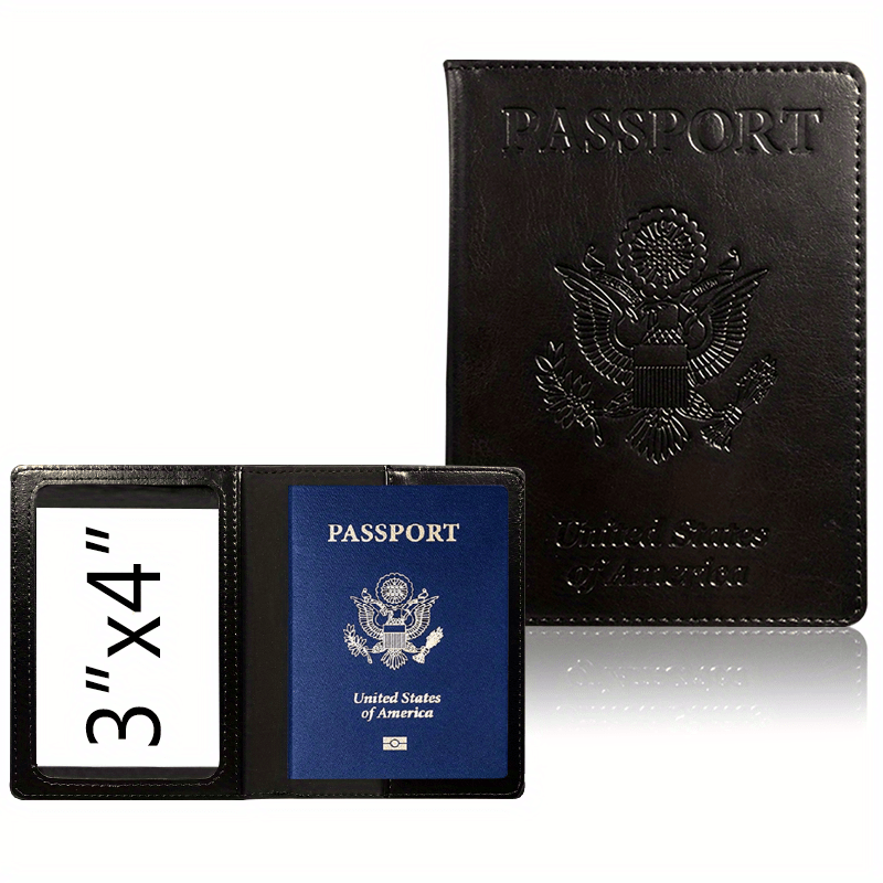 Travel Passport Cover PU Leather Holder