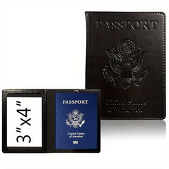 Travel Passport Cover PU Leather Holder