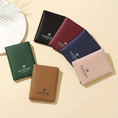 RFID Passport Holder Anti Theft Brush Ladies Document Holder
