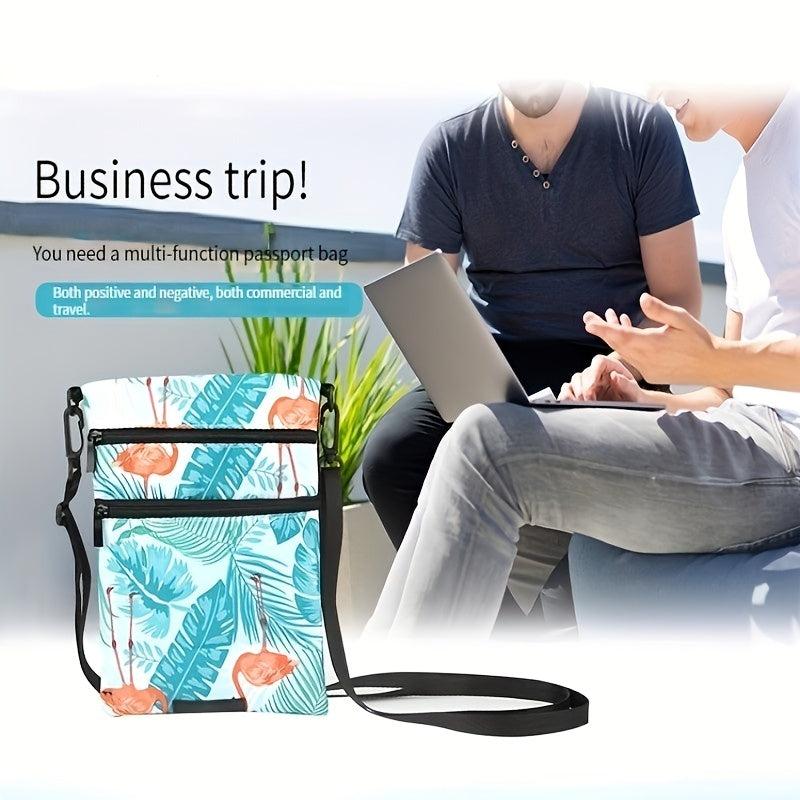 Travel Halter Passport Bag Multifunctional Document Case