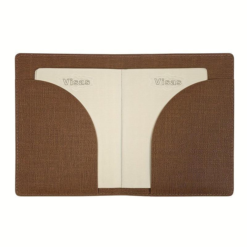 Multifunctional Passport Case Card Storage Bag PU Leather Travel Bag