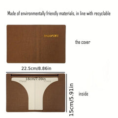 Multifunctional Passport Case Card Storage Bag PU Leather Travel Bag