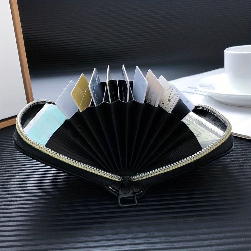 11 Card Position Stone Pattern Card Bag Multifunctional Coin Wallet