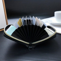 11 Card Position Stone Pattern Card Bag Multifunctional Coin Wallet