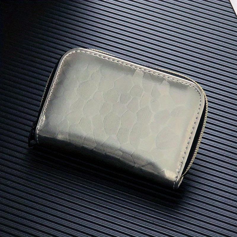 11 Card Position Stone Pattern Card Bag Multifunctional Coin Wallet