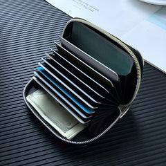11 Card Position Stone Pattern Card Bag Multifunctional Coin Wallet