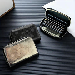 11 Card Position Stone Pattern Card Bag Multifunctional Coin Wallet