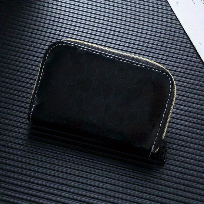 11 Card Position Stone Pattern Card Bag Multifunctional Coin Wallet