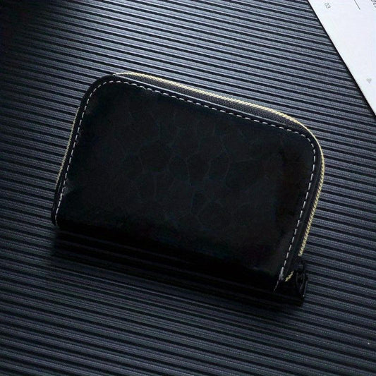 11 Card Position Stone Pattern Card Bag Multifunctional Coin Wallet