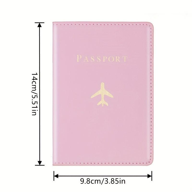 PU Leather Passport Holder Card Holder Cover Wallet Travel Accessories