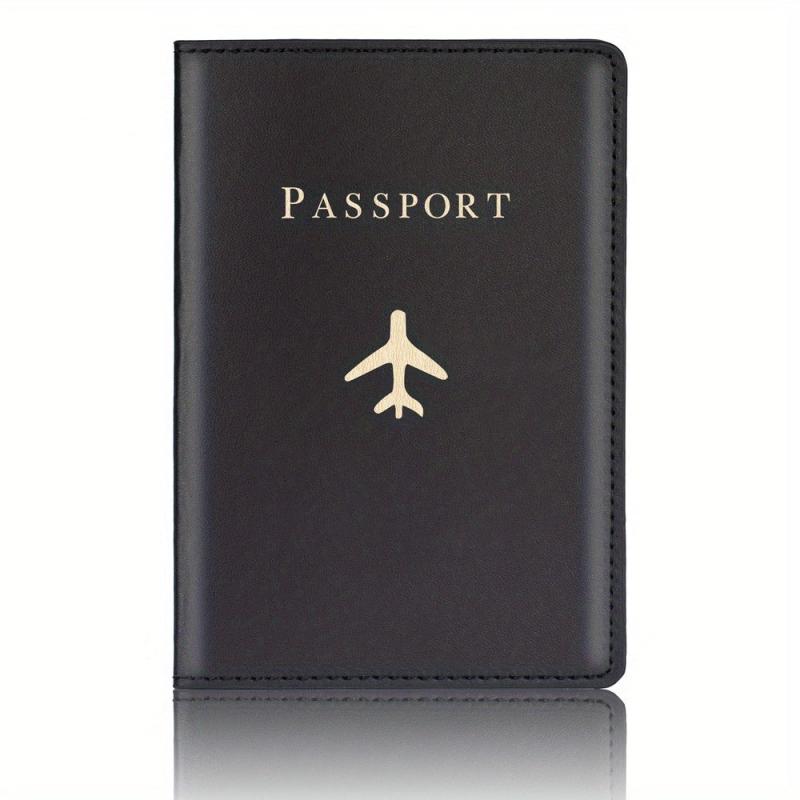 PU Leather Passport Holder Card Holder Cover Wallet Travel Accessories